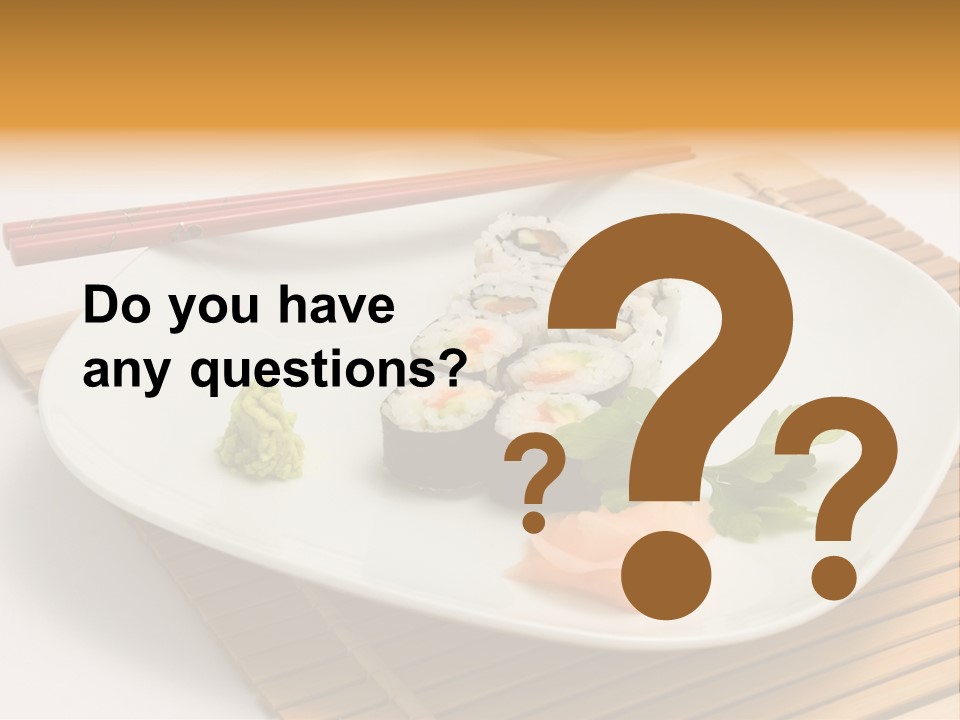 Isolated Food Product PowerPoint Template