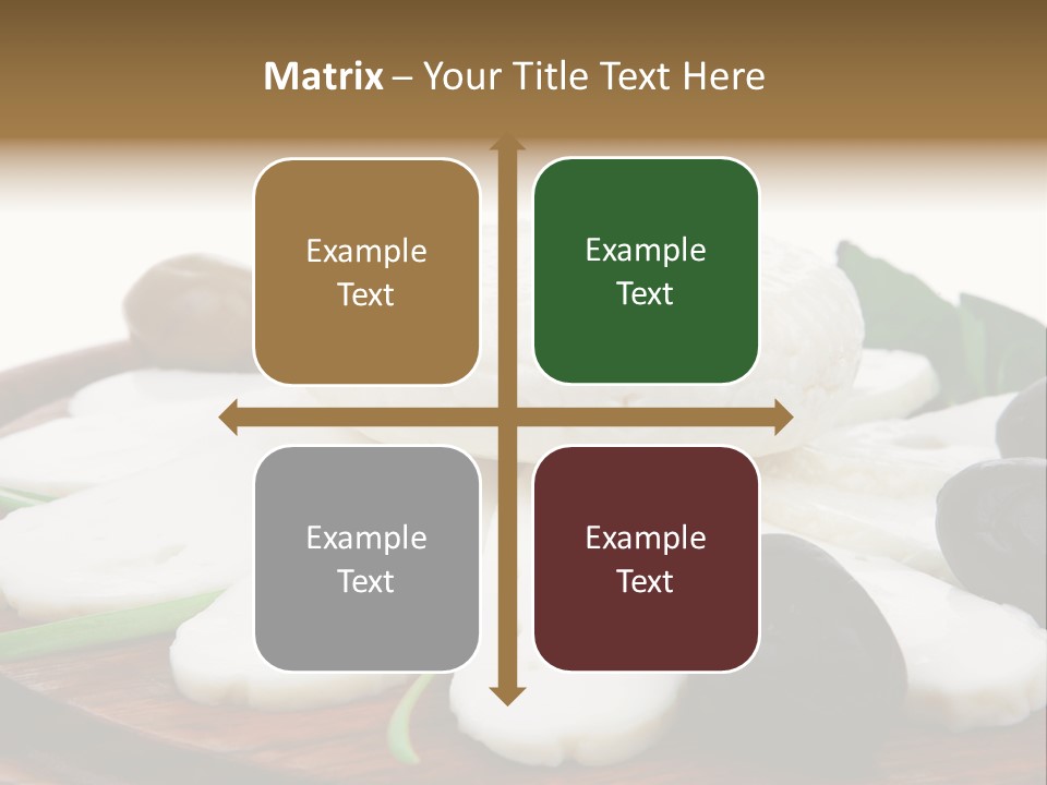 Isolated Food Product PowerPoint Template