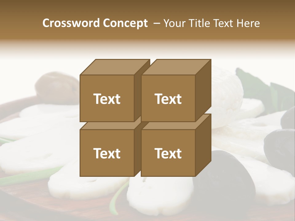 Isolated Food Product PowerPoint Template