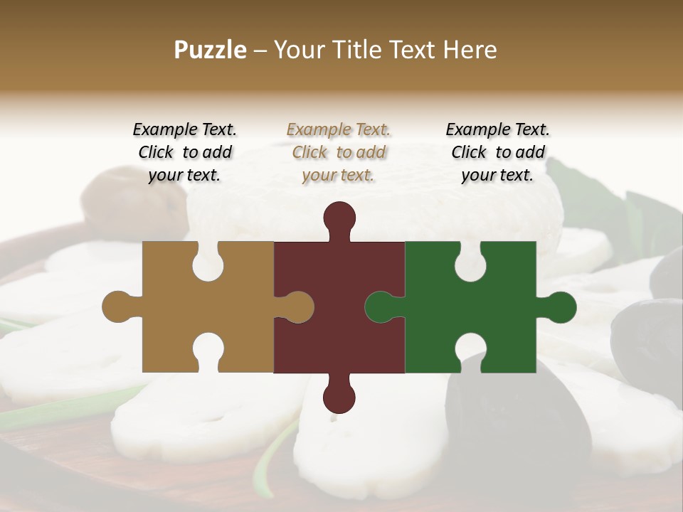 Isolated Food Product PowerPoint Template