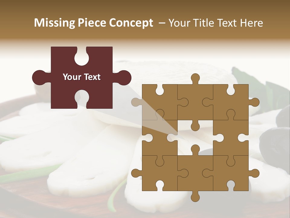 Isolated Food Product PowerPoint Template