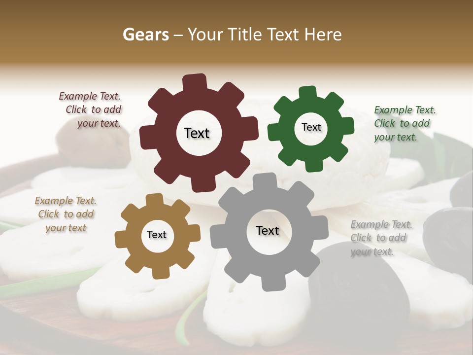 Isolated Food Product PowerPoint Template