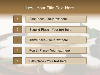 Isolated Food Product PowerPoint Template