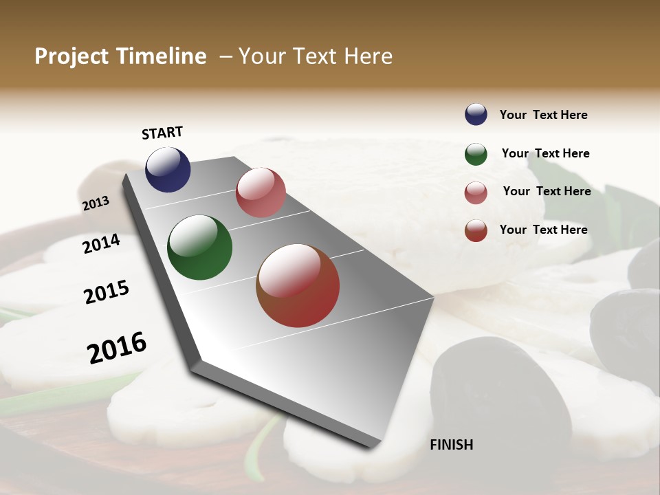 Isolated Food Product PowerPoint Template