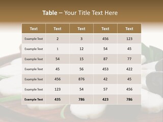 Isolated Food Product PowerPoint Template