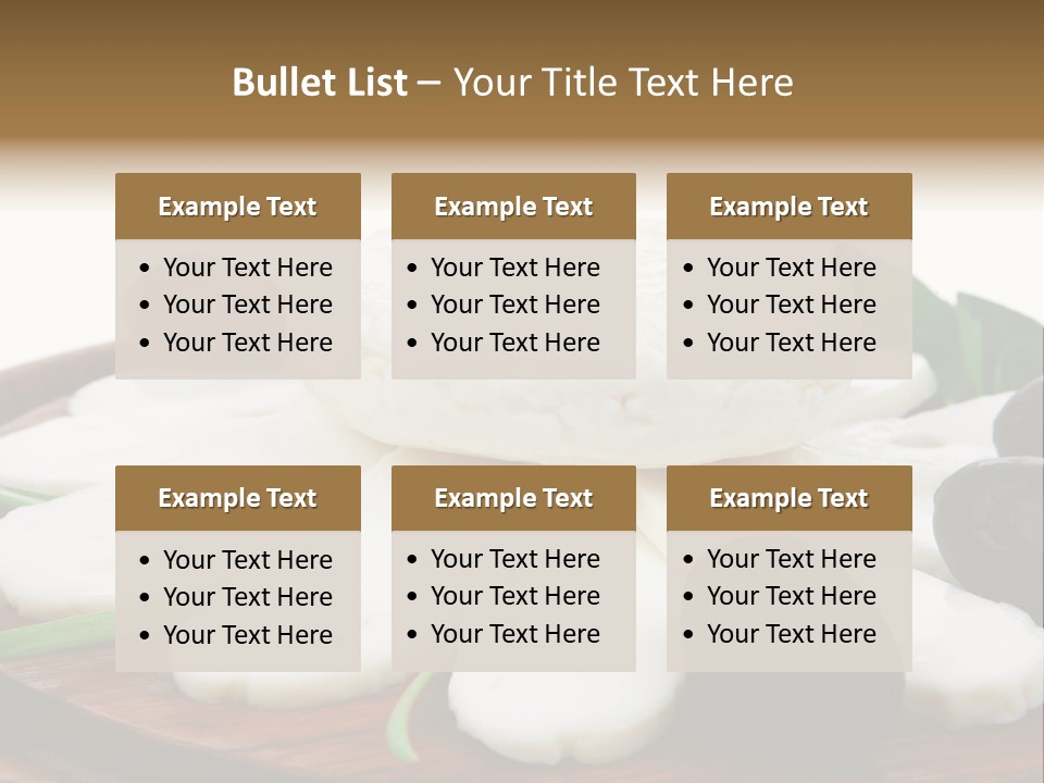 Isolated Food Product PowerPoint Template