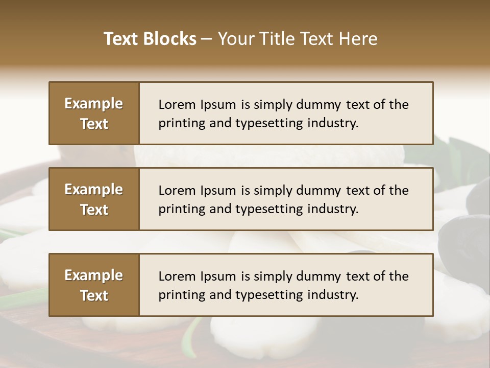 Isolated Food Product PowerPoint Template