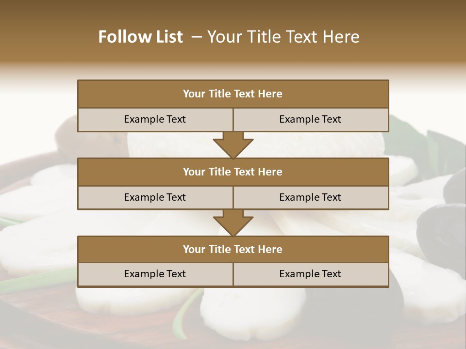 Isolated Food Product PowerPoint Template