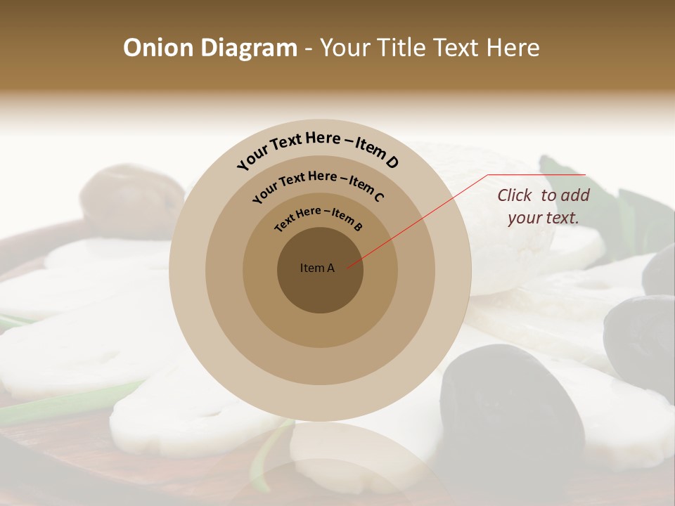 Isolated Food Product PowerPoint Template