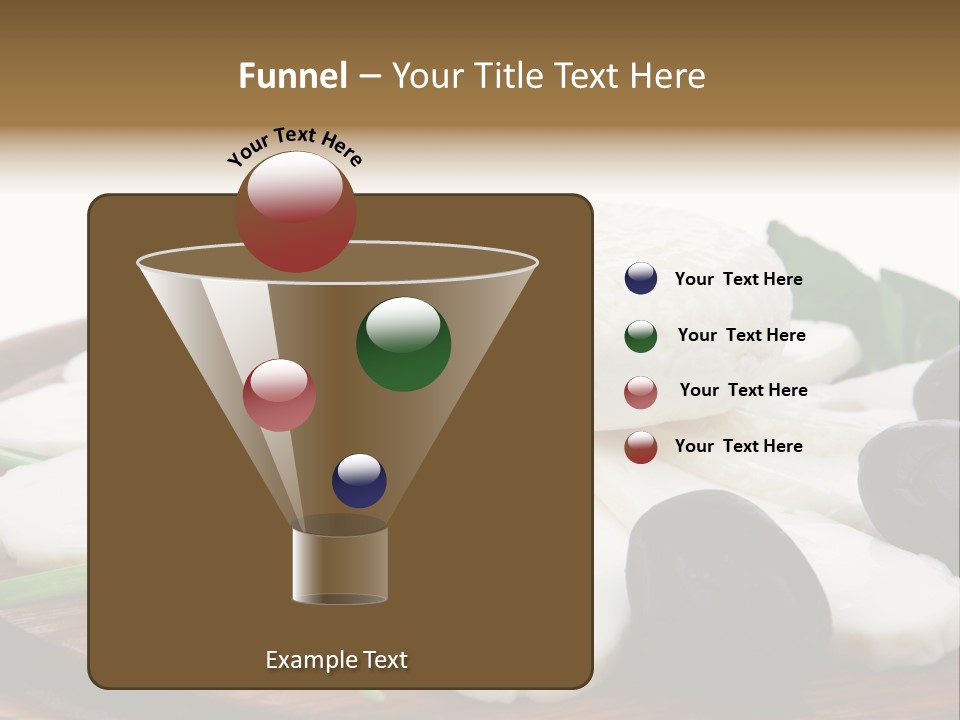 Isolated Food Product PowerPoint Template