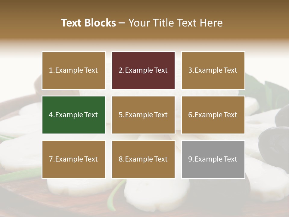 Isolated Food Product PowerPoint Template