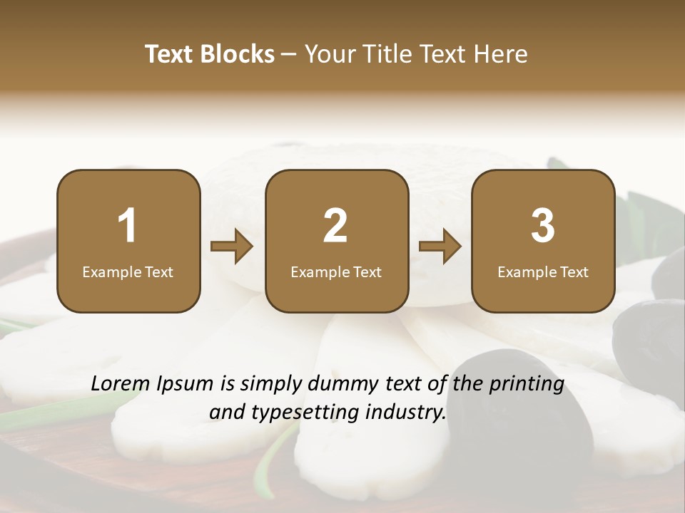 Isolated Food Product PowerPoint Template