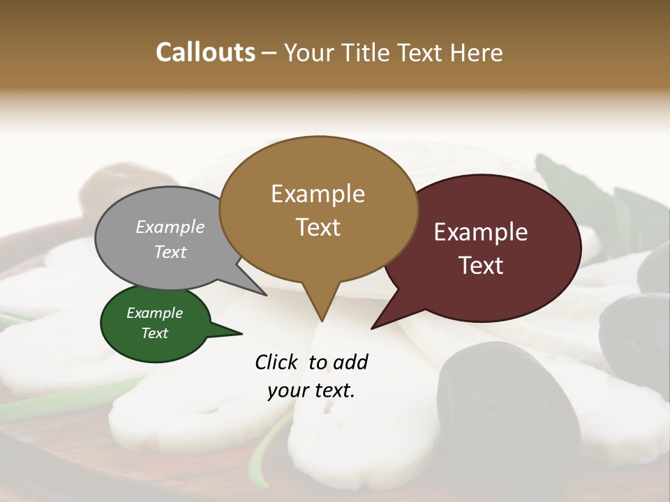 Isolated Food Product PowerPoint Template