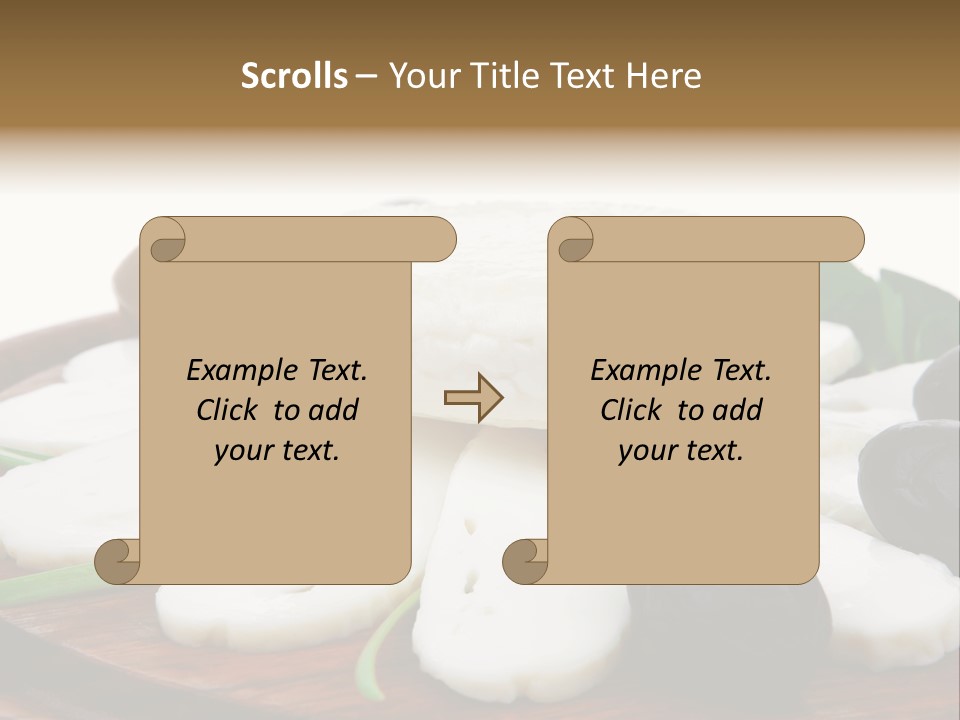 Isolated Food Product PowerPoint Template