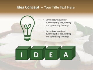 Isolated Food Product PowerPoint Template