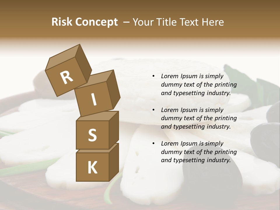 Isolated Food Product PowerPoint Template
