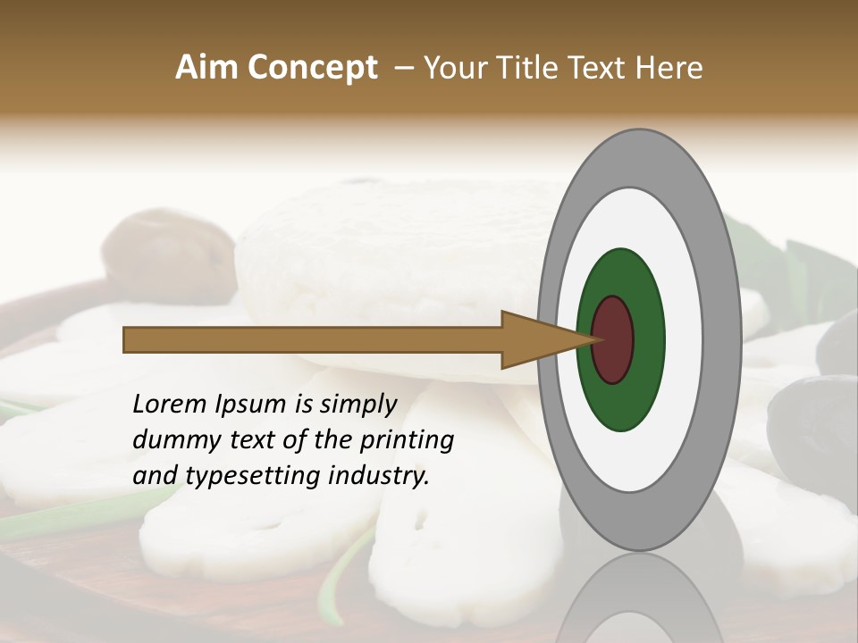 Isolated Food Product PowerPoint Template