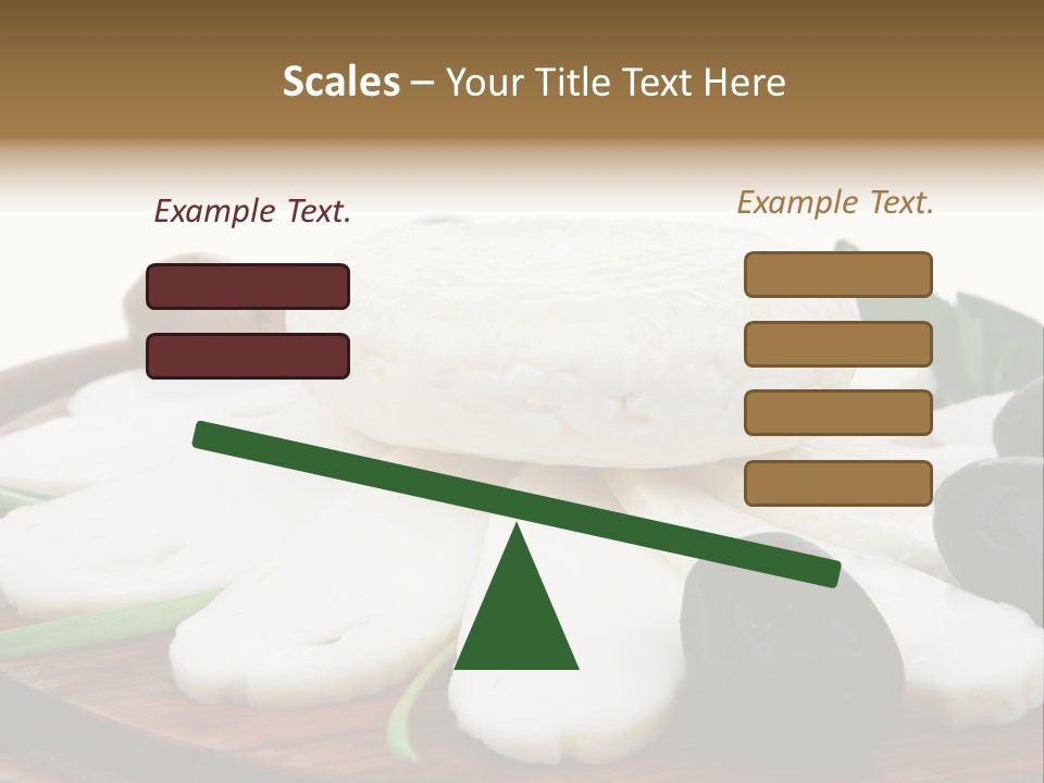 Isolated Food Product PowerPoint Template