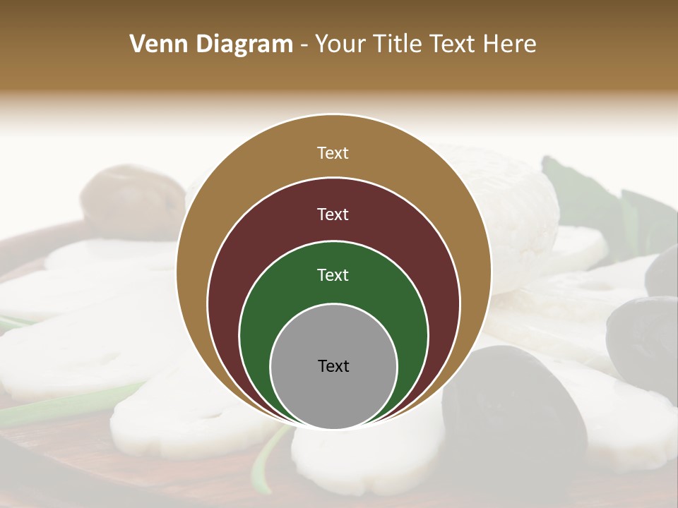 Isolated Food Product PowerPoint Template