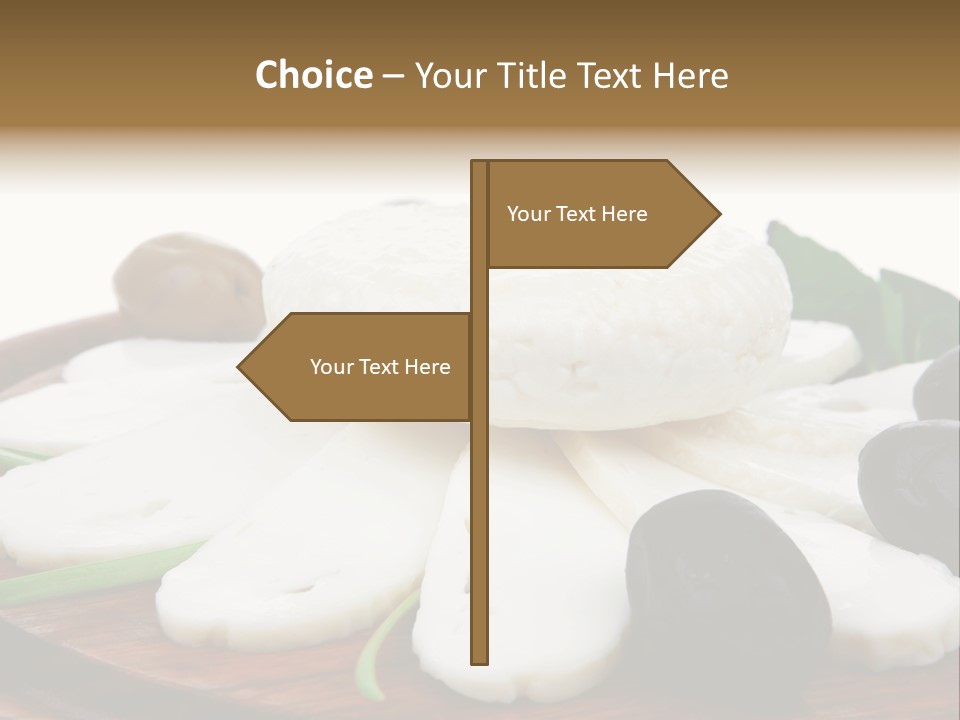 Isolated Food Product PowerPoint Template