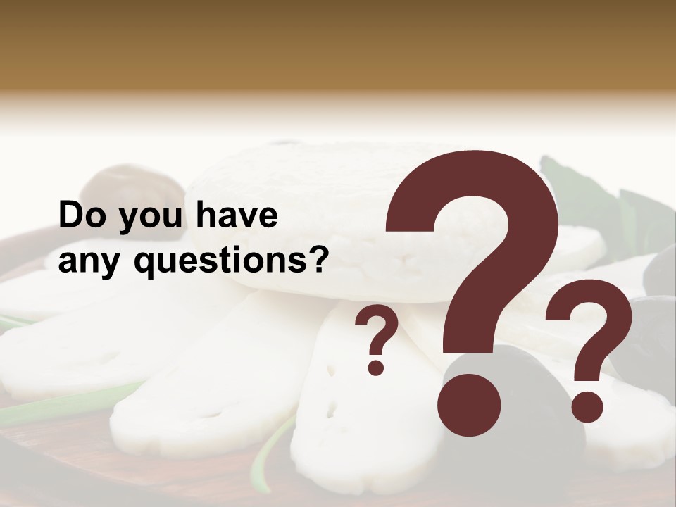 Isolated Food Product PowerPoint Template