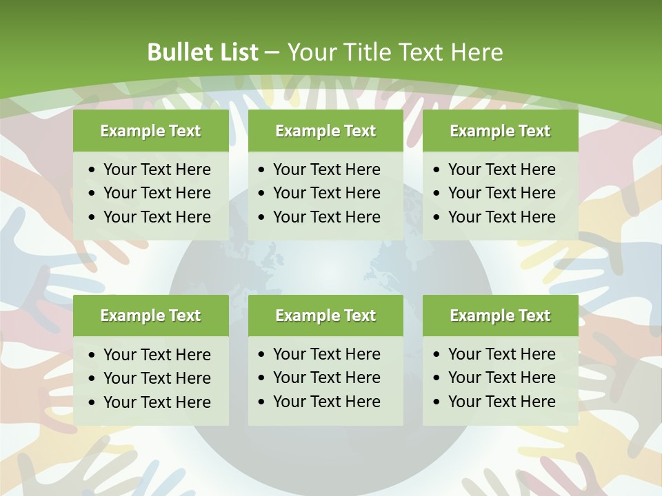 Hand Arm People PowerPoint Template