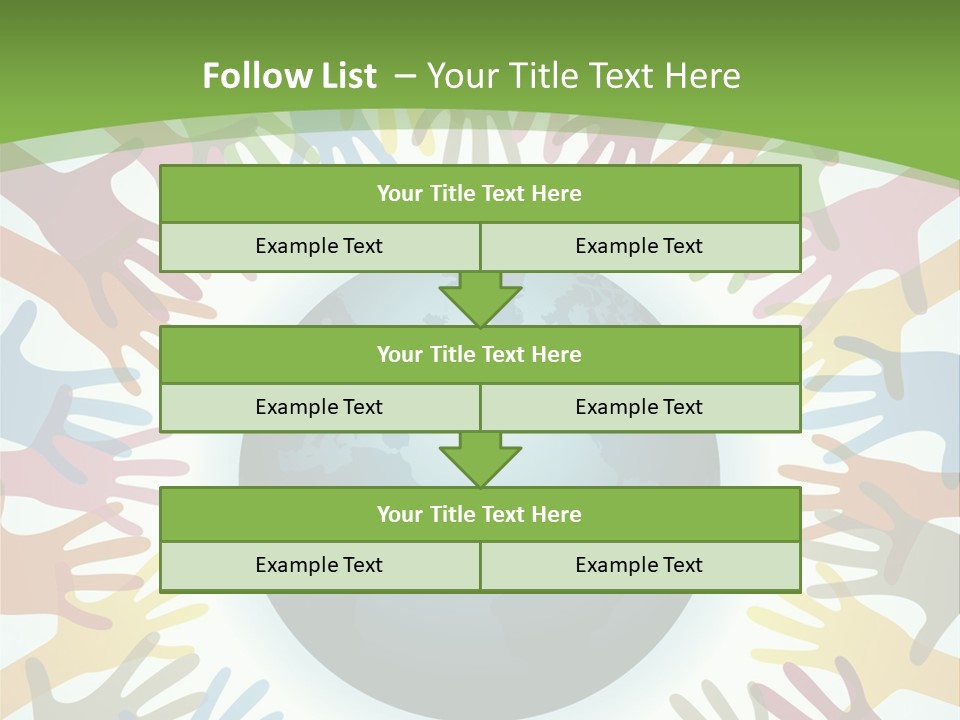 Hand Arm People PowerPoint Template