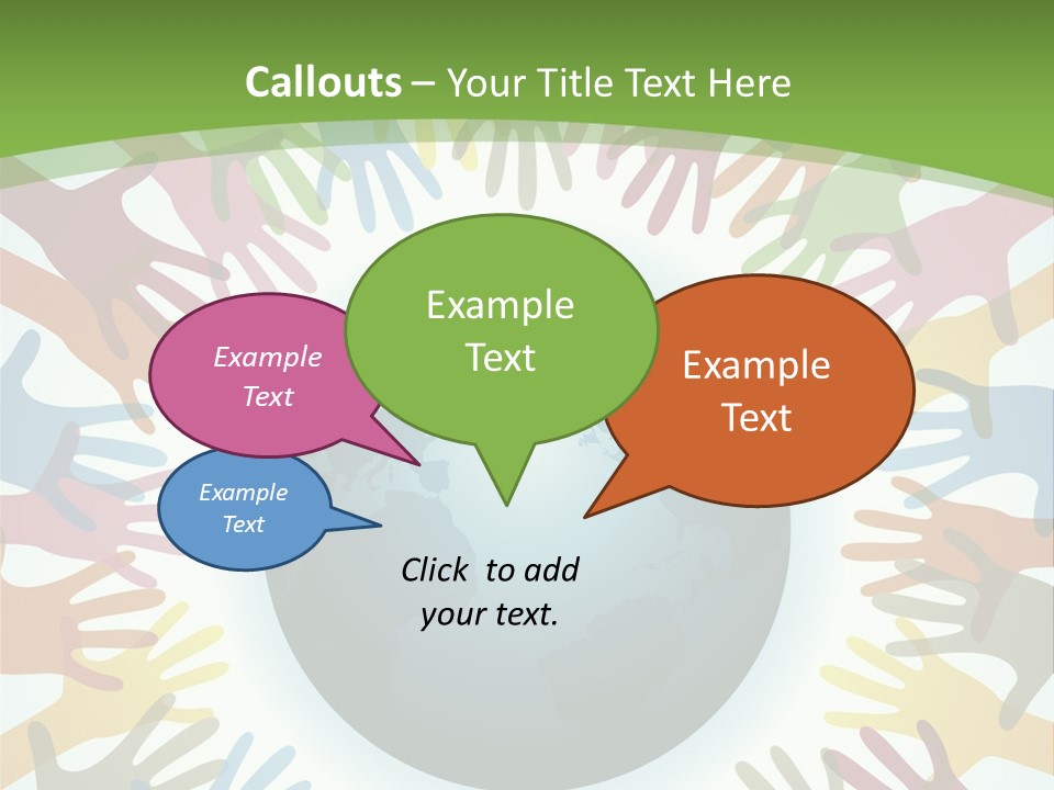 Hand Arm People PowerPoint Template