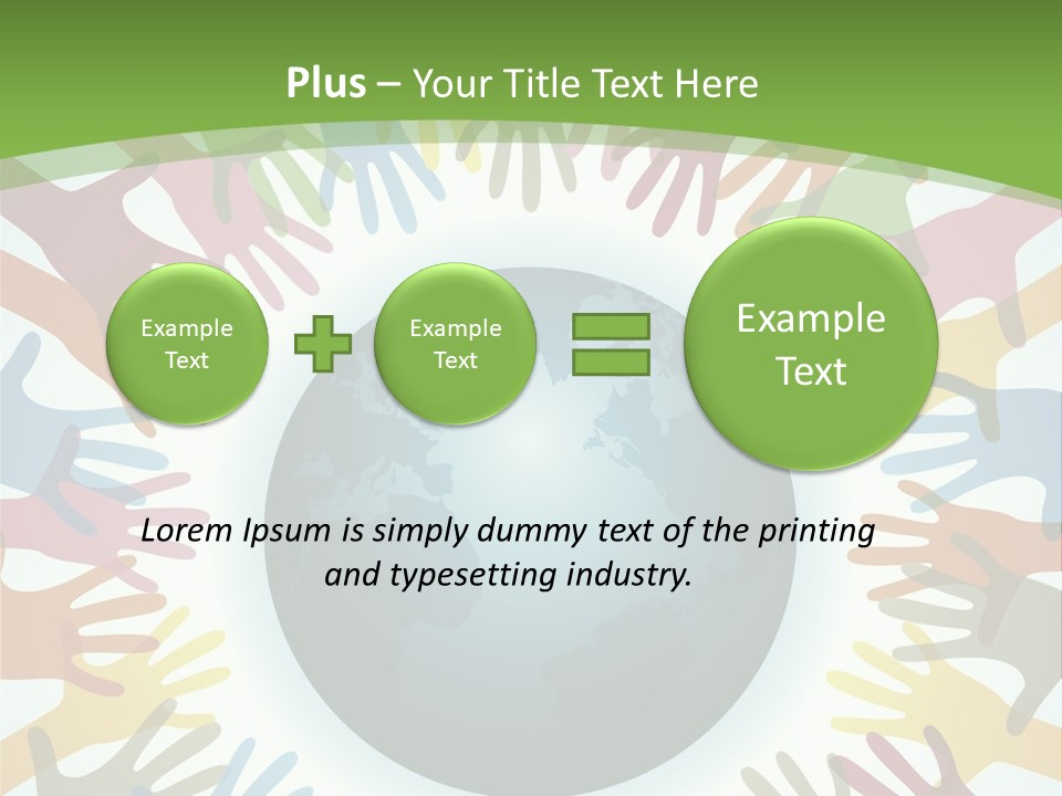 Hand Arm People PowerPoint Template