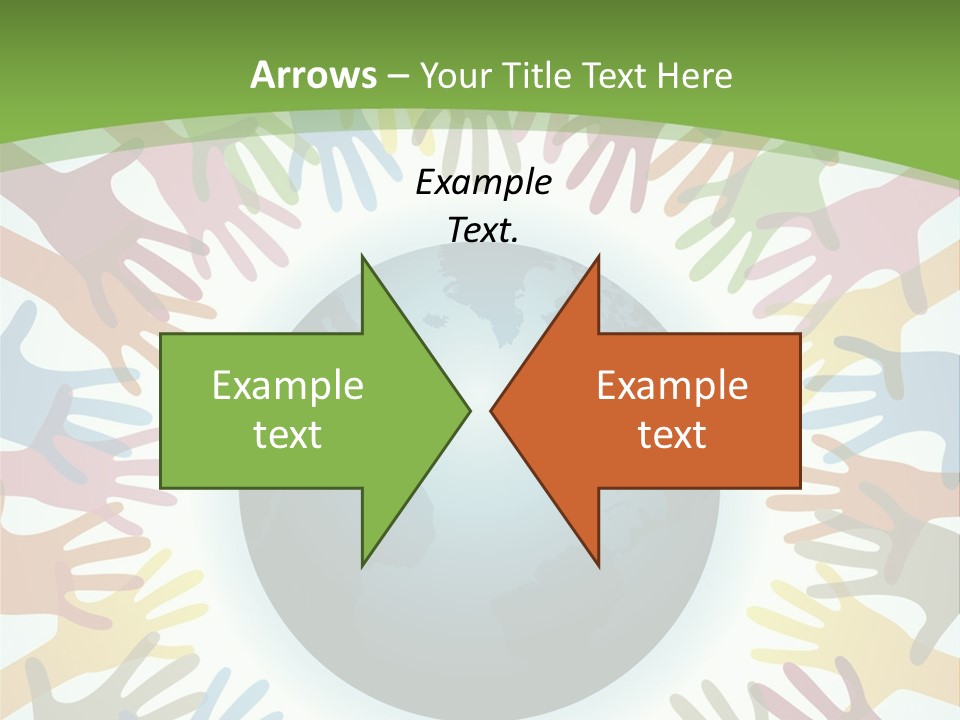 Hand Arm People PowerPoint Template