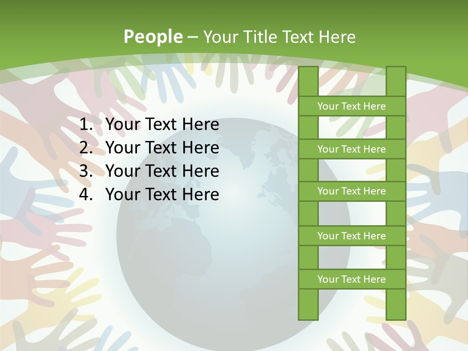 Hand Arm People PowerPoint Template