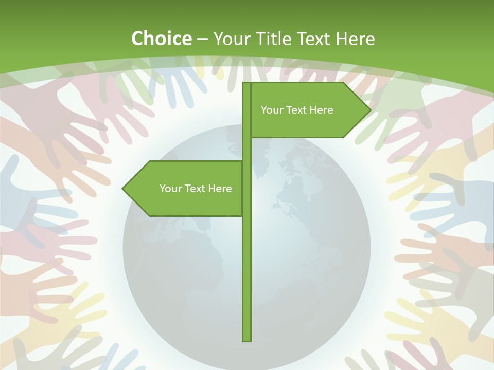 Hand Arm People PowerPoint Template