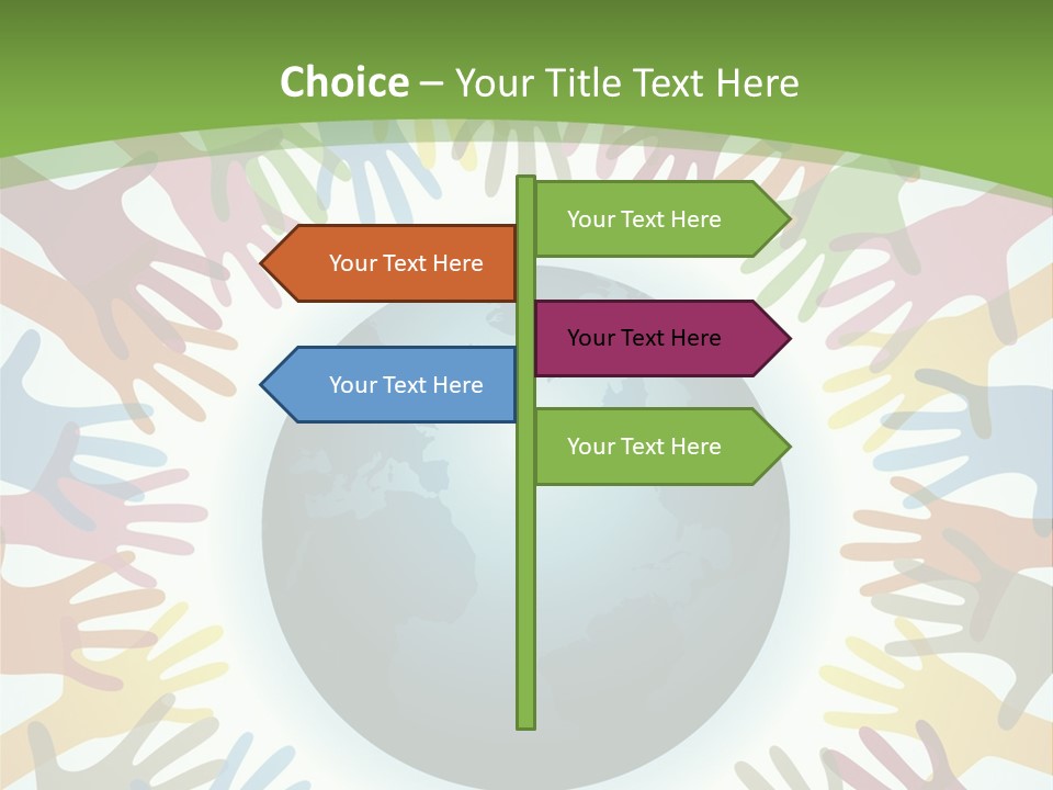 Hand Arm People PowerPoint Template