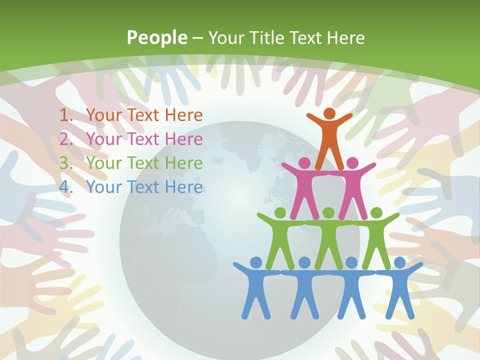 Hand Arm People PowerPoint Template