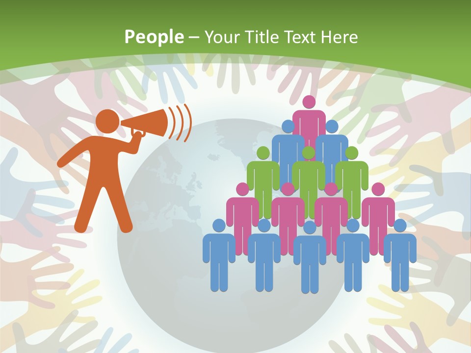 Hand Arm People PowerPoint Template