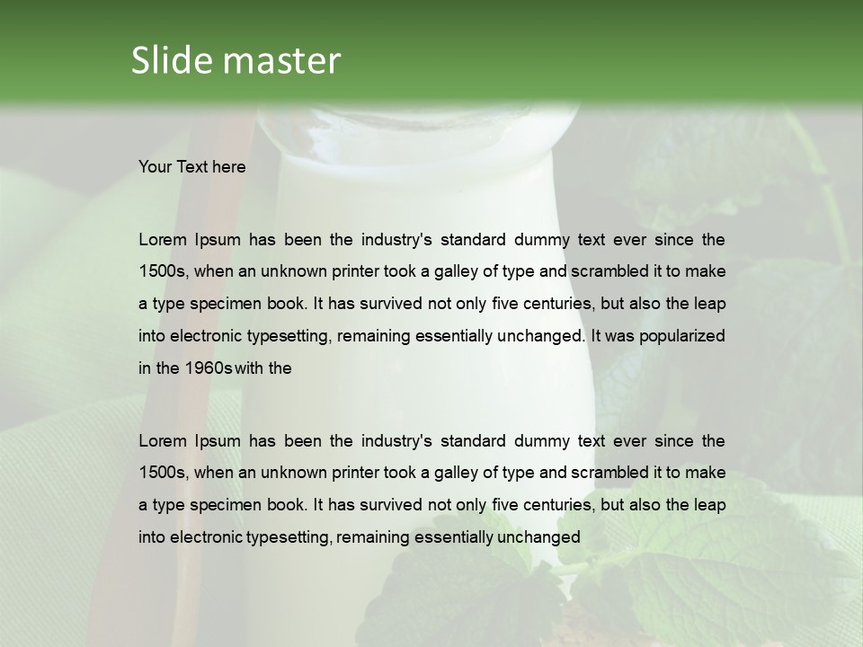 Ingredient Close Up Food PowerPoint Template