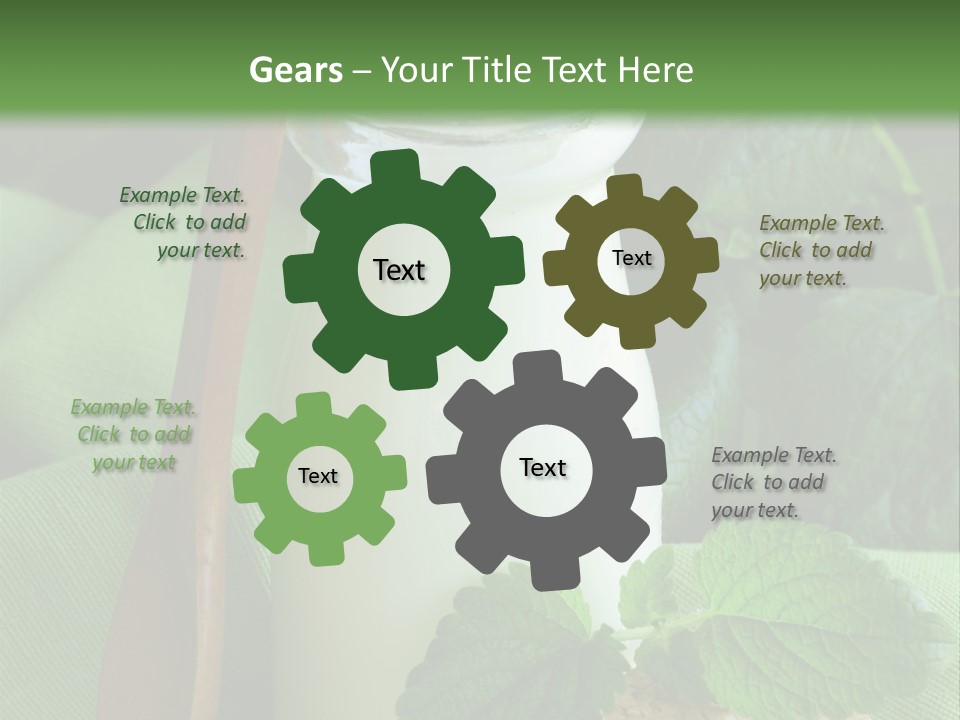 Ingredient Close Up Food PowerPoint Template