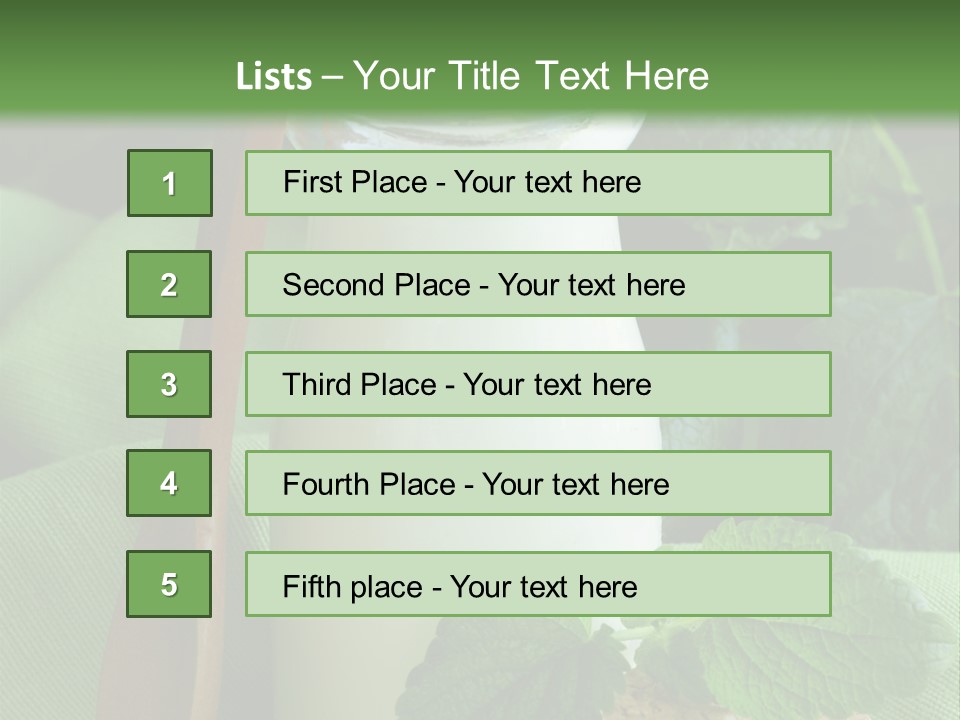 Ingredient Close Up Food PowerPoint Template