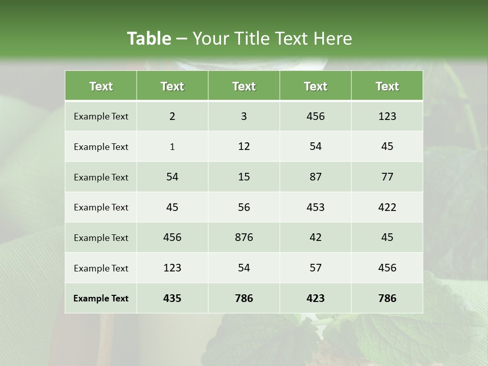 Ingredient Close Up Food PowerPoint Template