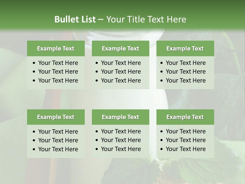Ingredient Close Up Food PowerPoint Template
