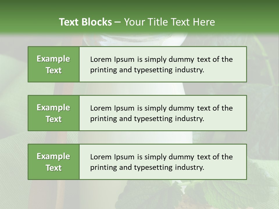 Ingredient Close Up Food PowerPoint Template