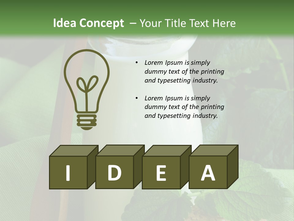 Ingredient Close Up Food PowerPoint Template