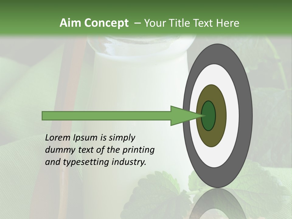 Ingredient Close Up Food PowerPoint Template