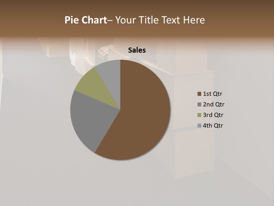 Business Inside Cardboard PowerPoint Template