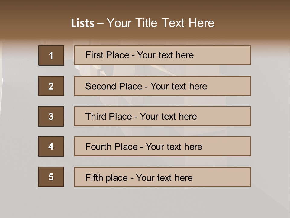 Business Inside Cardboard PowerPoint Template