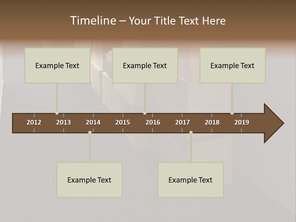 Business Inside Cardboard PowerPoint Template