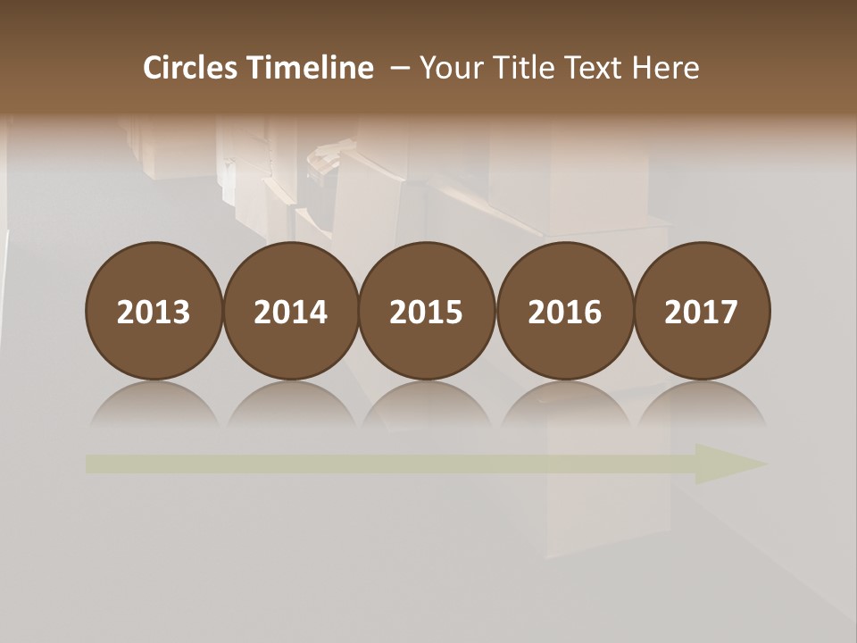 Business Inside Cardboard PowerPoint Template