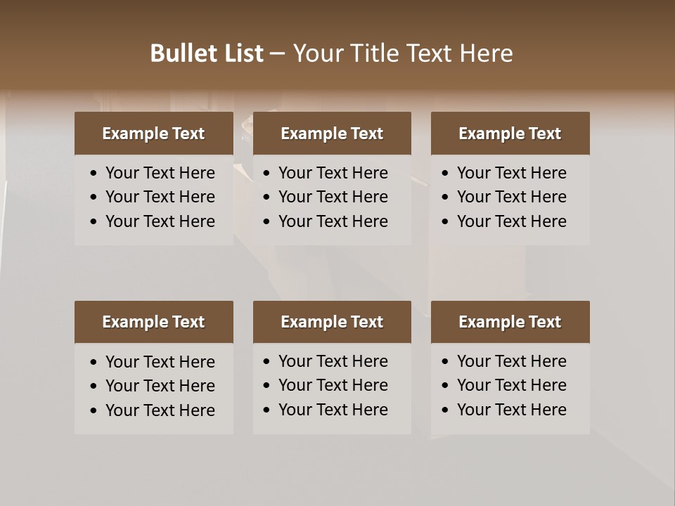 Business Inside Cardboard PowerPoint Template
