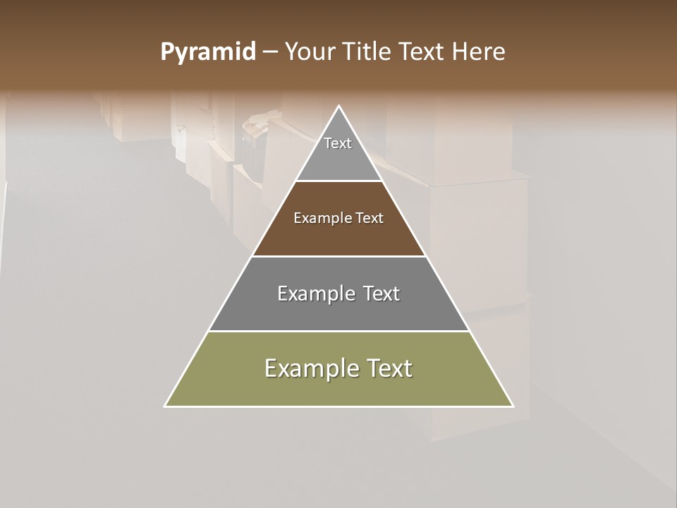 Business Inside Cardboard PowerPoint Template
