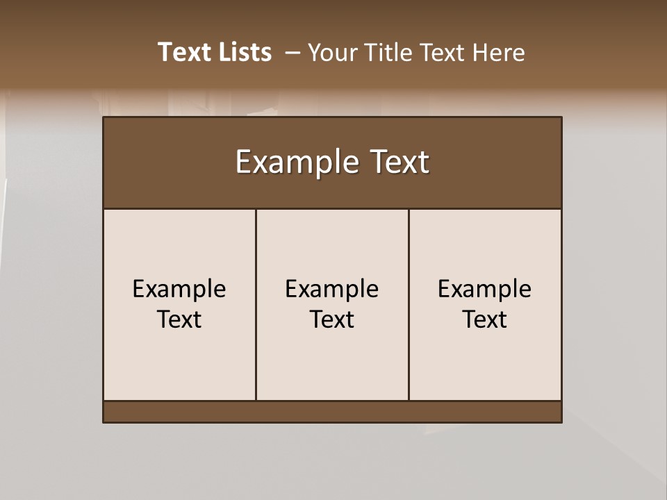Business Inside Cardboard PowerPoint Template
